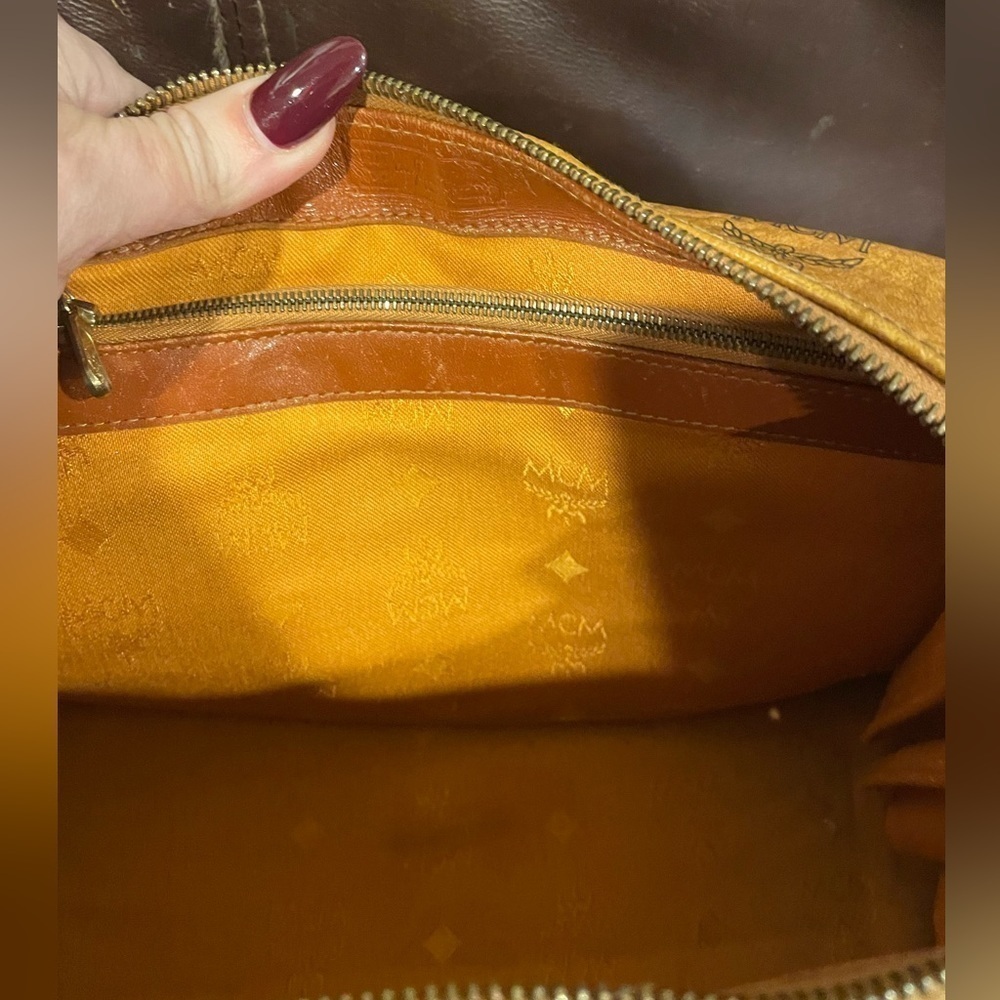 MCM Vintage Visetos Monogram Boston Satchel CLEARANCE PRICE - Picture 11 of 12